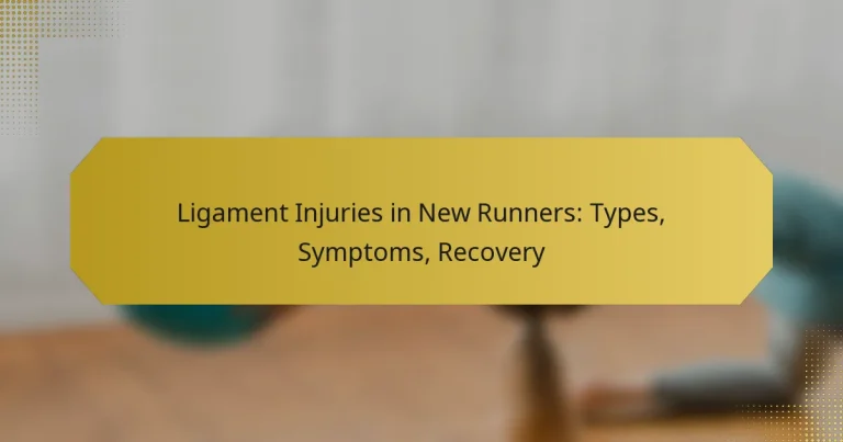 Ligament Injuries in New Runners: Types, Symptoms, Recovery