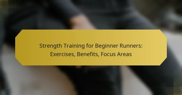 Strength Training for Beginner Runners: Exercises, Benefits, Focus Areas
